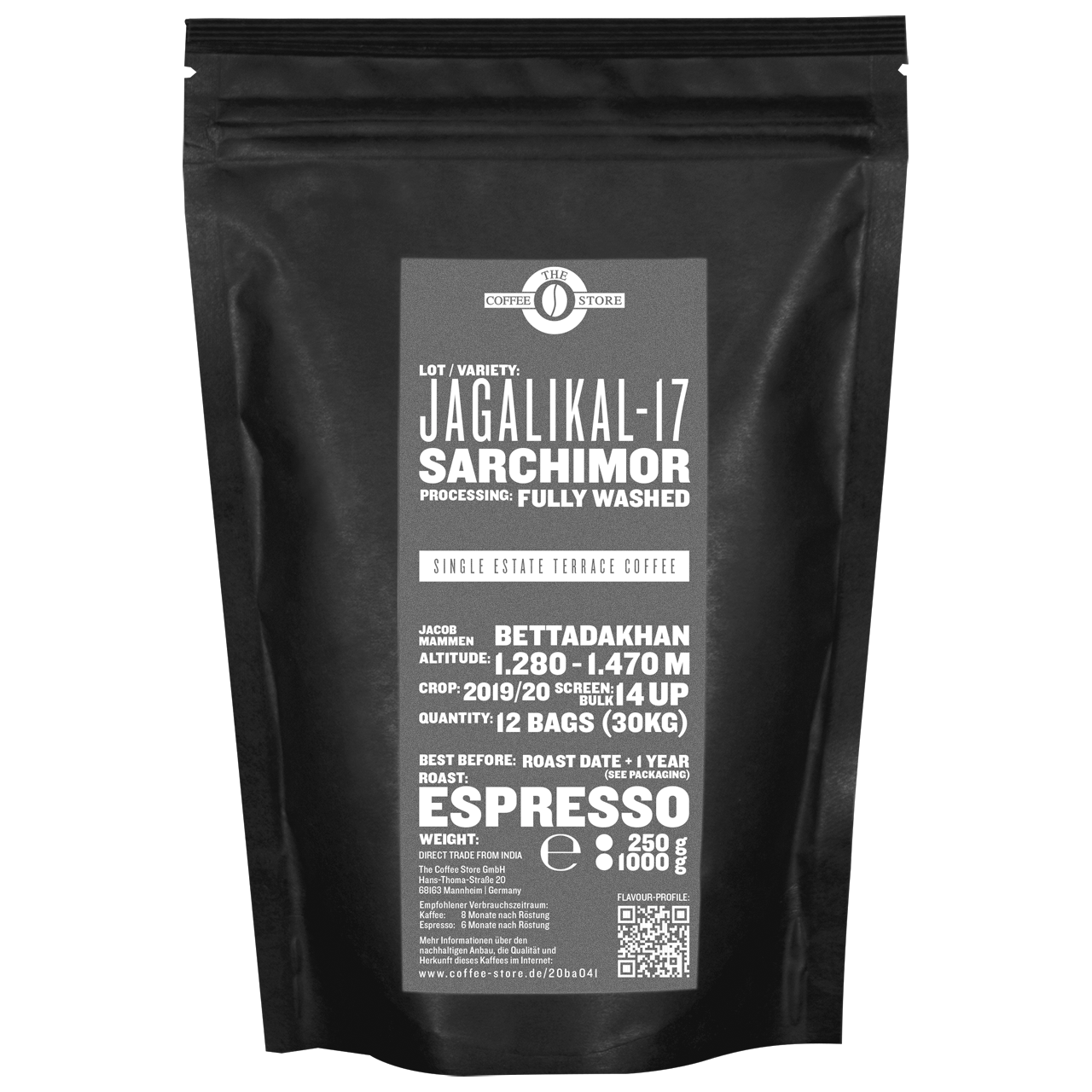 Jagalikal-17 barrel-matured "Iron Balls Gin" - coffee roast