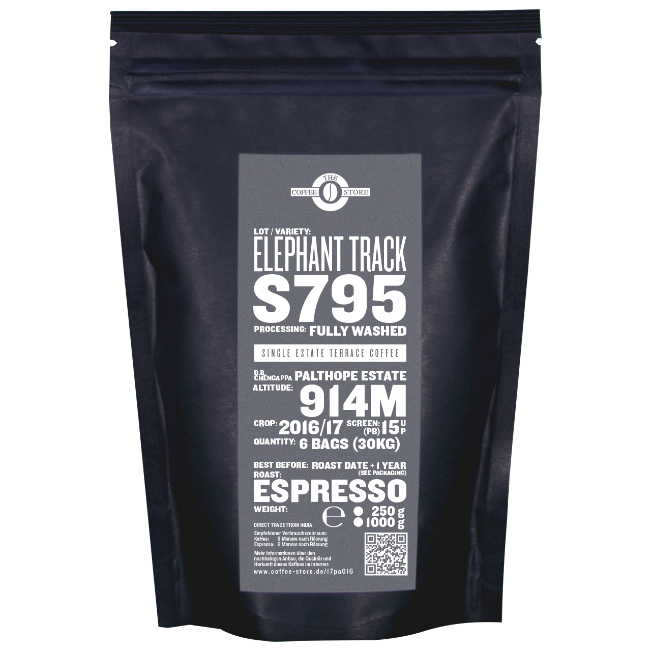 Elephant Track, S795 - Espressoröstung