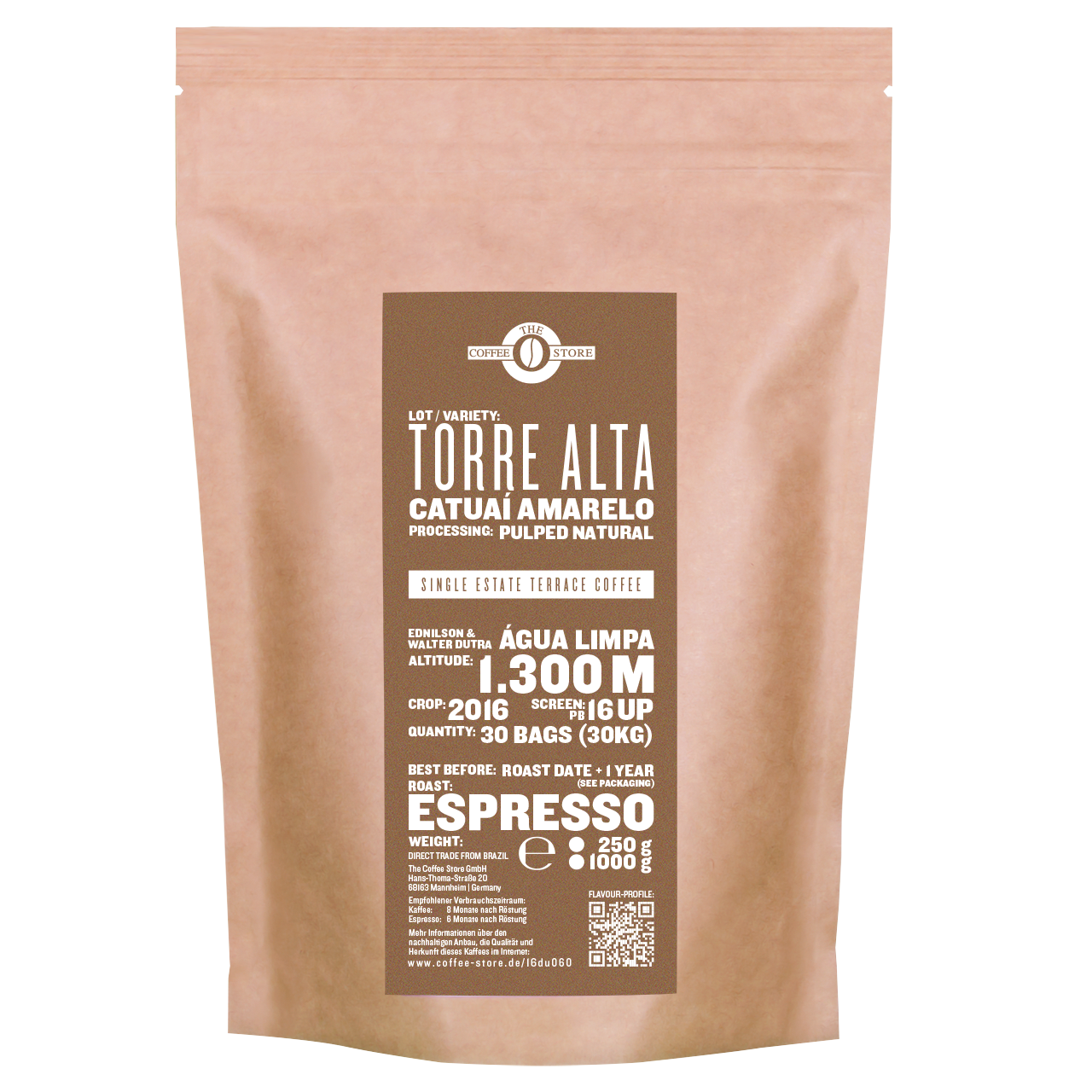 Torre Alta, Catuai amarelo - coffee roast