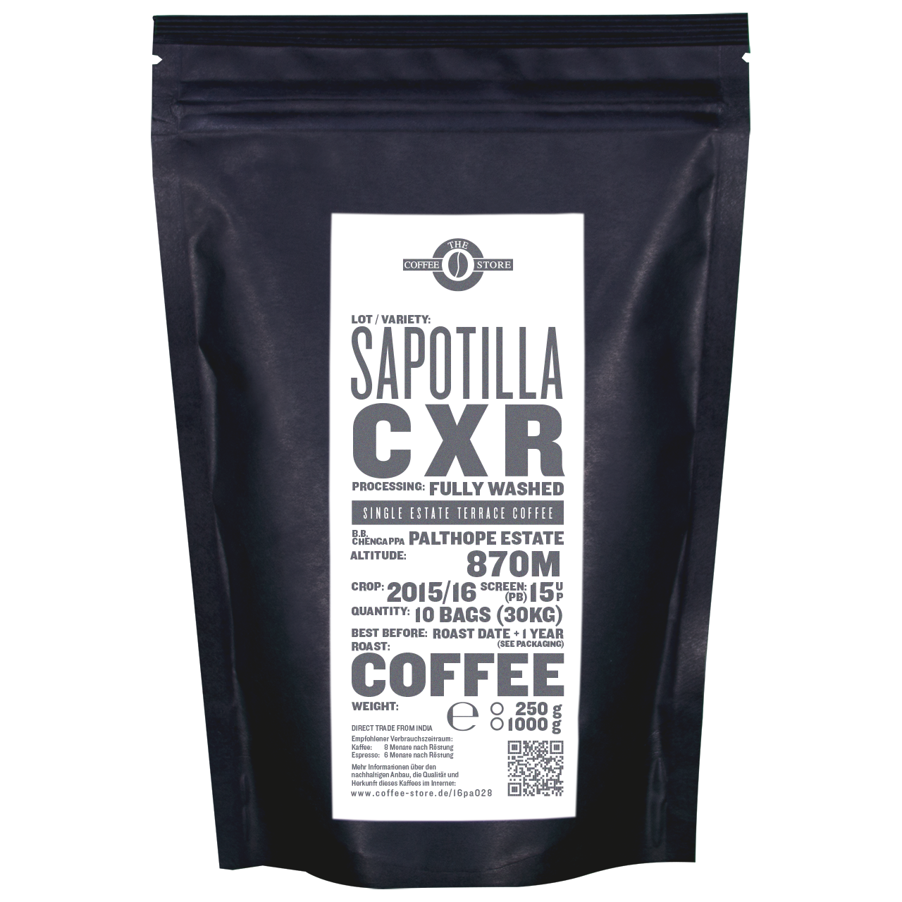 Sapotilla, CxR - Kaffeeröstung