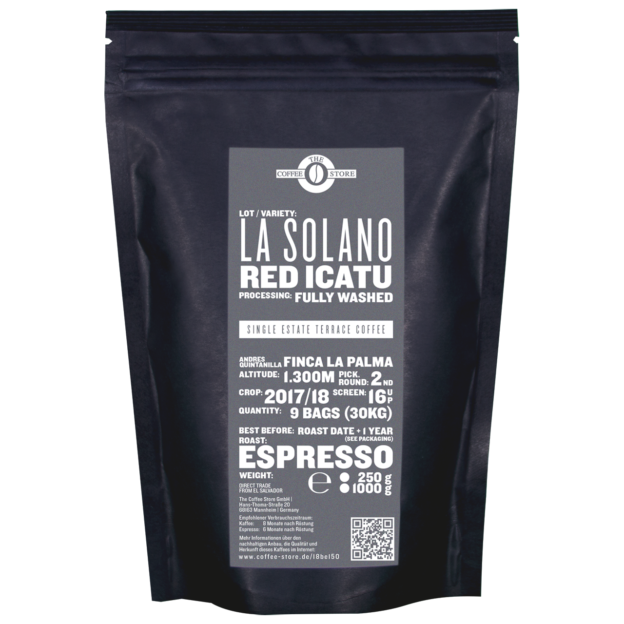 La Solano, Red Icatu - Espressoröstung